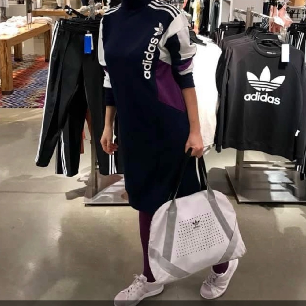 Adidas Navy and Purple Dress